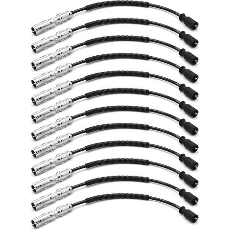 Faisceau de câblage industriel, fil de bougie d'allumage, pièce de rechange pour système de câblage de bougie d'allumage 1121500118, câble de bougie d'allumage automobile, compatible avec les véhicule (1/5)