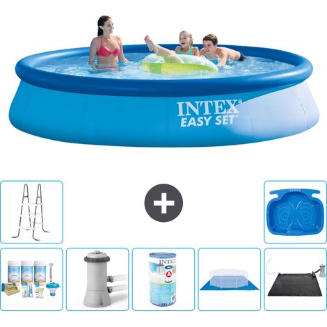 Intex Piscine Easy Set Ronde - 396x84 cm - 8-pièces S30703 (1/5)