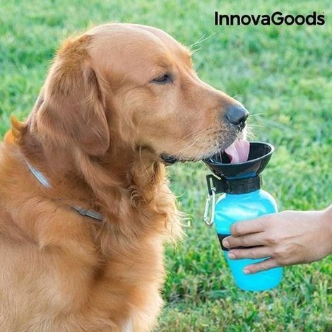 Tragbarer Wassernapf für Hunde und Katzen für Reisen, Spaziergänge oder Wanderungen – Wasserflasche für Hunde und Katzen, tragbarer Trinkbrunnen (1/4)