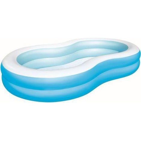 Bestway Big Lagoon Family Piscine Bleu 262x157x46 cm