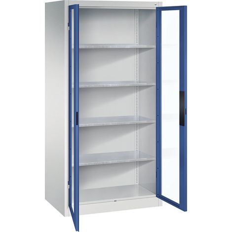 C+P, Armoire vitrée à portes battantes, h x l x p 1950 x 930 x (1/4)