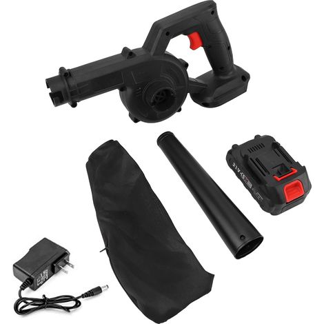 Kleiner, aber leistungsstarker Laubbläser mit 100–240 V 1500 mAh Akku, elektrischer Laubbläser für die Rasenpflege, EU-Stecker (1/5)