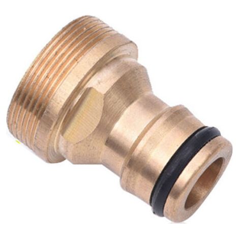 BUNTHAUS Connecteur en cuivre pour robinet, filetage à connecteur rapide, accessoires de robinet d'irrigation puissants, outils, tuyau d'irrigation de jardin (1/5)