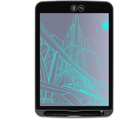 Irovami Tablette d'écriture LCD 12 pouces, tableau blanc, bloc-notes, petit tableau noir sans papier avec stylet, cadeau idéal pour les enfants (1/5)