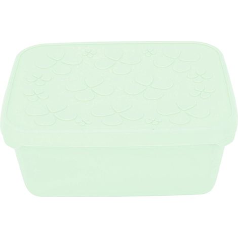 Lunchbox aus Edelstahl für Kinder und Erwachsene, 550 ml, Bento-Behälter aus Metall 304 mit auslaufsicherem Silikondeckel, für Snacks, Obst, Gemüse, Avocadogrün. (1/5)