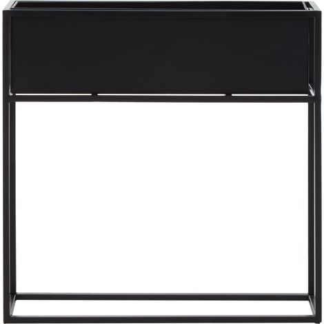 Interiors by Premier Design Floor Standing Black Plant Box, Space Saving Plant Container, Versatile Garden Box For Planting (1/5)