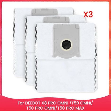 Sac à poussière pour X8 PRO OMNI /T50 OMNI/T50 PRO MAX Robot Aspirateur Accessoires Kit (1/5)