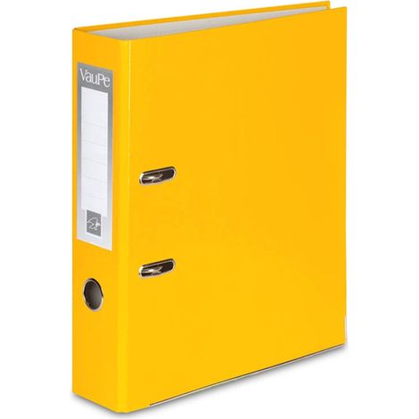 Raccoglitore A4/5cm Vaupe VP giallo con accessori