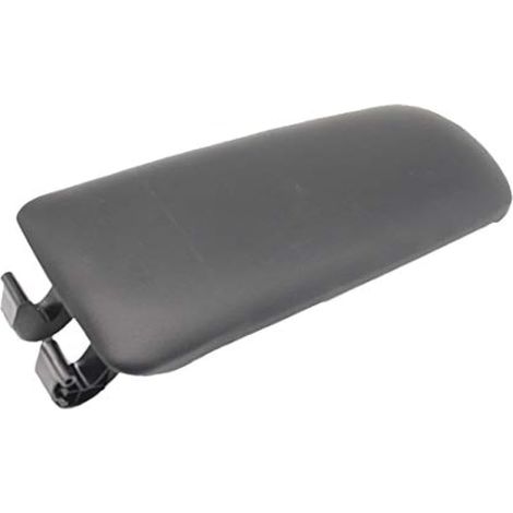 Couvercle de repose-pieds noir, boîte de rangement pour accoudoir et console centrale pour Audi A4 B6 B7 2002-2007 (1/4)
