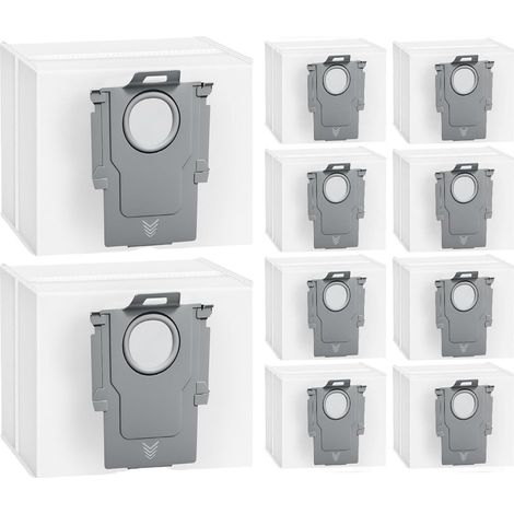 Confezione da 10 sacchetti antipolvere Q5 per aspirapolvere robot Roborock S8+, S8 Pro Ultra, Q7 Max+/Max, Q5 Max+, Q8 Max+, S7 Pro Ultra, Q5, Q5+, Q5 Pro+, Q7, Q7+, S7 MaxV Ultra, S7 Max Ultra, sacch (1/5)