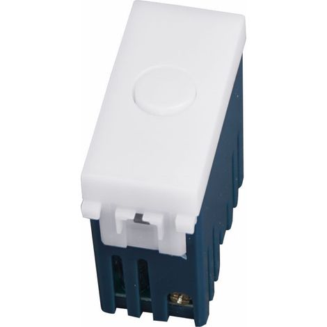 Balustrade LED ETTROIT 1 module 220 V 6000 K avec interrupteur marche/arrêt frontal, compatible avec Vimar Arké, couleur noire – Réf. VA0301 (1/3)