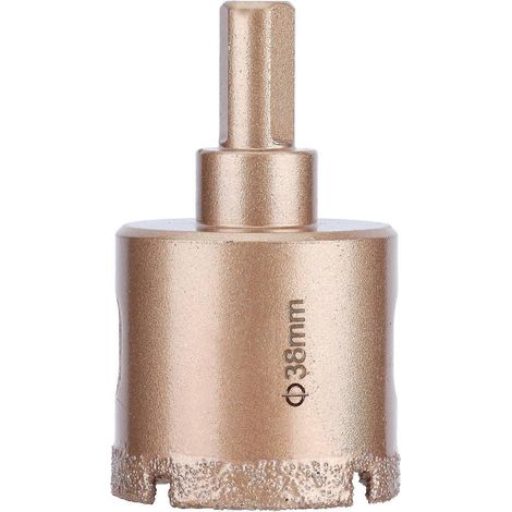 38-mm-Lochaufweiter, gelötet, für Winkelschleifer, Diamant-Lochaufweiter für Marmor, Reibahle