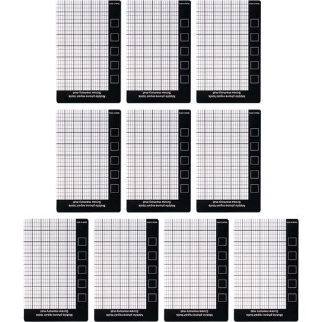 Tapis Magnétique de Rangement des Vis pour Réparation Téléphone 10 Pièces  Noir, Matériau Aimanté, Lot de 10, pour Démontage et Maintenance Mobile (1/5)