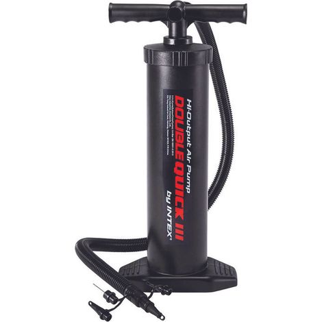 POMPA MANUALE PER GONFIARE DOUBLE QUICK III  cm.48  peso kg.1,17 (68615)    INTEX
