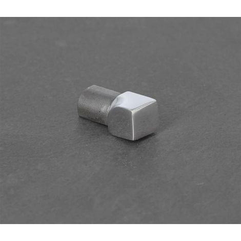 Innenecke, Rundkantenprofil Edelstahl massiv glänzend 8 mm (1/4)