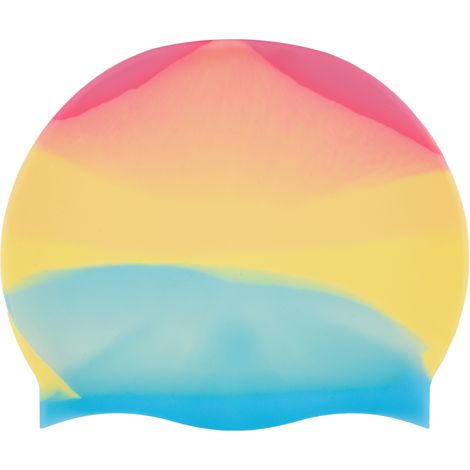 Monocap in silicone Aqua-Sport multicolore arancione-blu AS8597