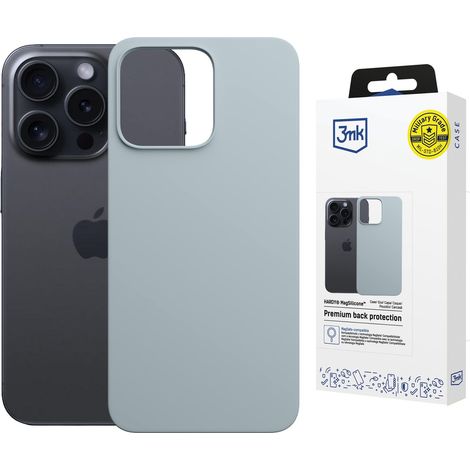 Apple iPhone 13 Pro Max - 3mk Hardy MagSilicone Sierra Blue (1/5)