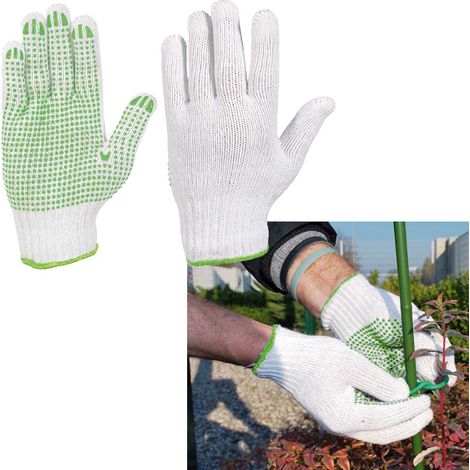GUANTO DA GIARDINO IN COTONE MULTIUSO TAGLIA M VERDEMAX (1/3)