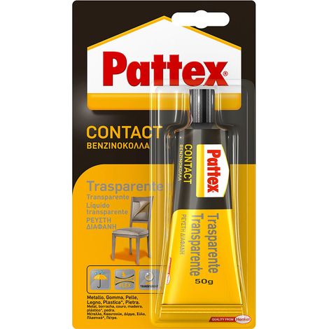 Adhésif par contact - Pattex - 1419320 - Gel - Noir, Jaune - Séchage 15 min - 50 g (1/2)