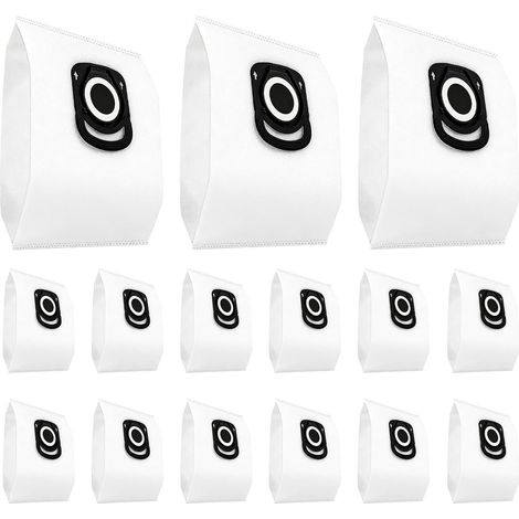15 Pièces Sac Aspirateur pour Rowenta Hygiene + ZR200520 ZR200720, Sacs à Poussière pour Rowenta, Compatible avec X-Trem Power et Silence Force (RO64xx, RO63xx) (1/5)