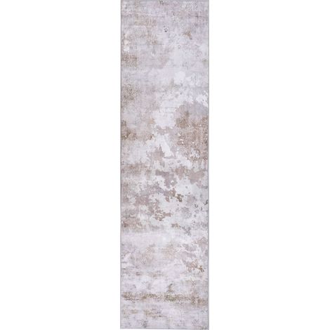 Tappeto Tessuto con Fondo antiscivolo multicolore Pelo corto 80 x 300 cm Arapgir