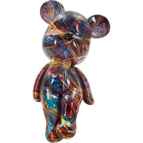 Orsetto Psyco -B- in resina multicolore (1/5)