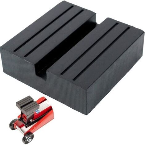 Universelle Katzenmatte aus Gummi, 75 x 75 x 25 mm, mit U-förmigem Ausschnitt, rutschfest und erhöht, schwarz