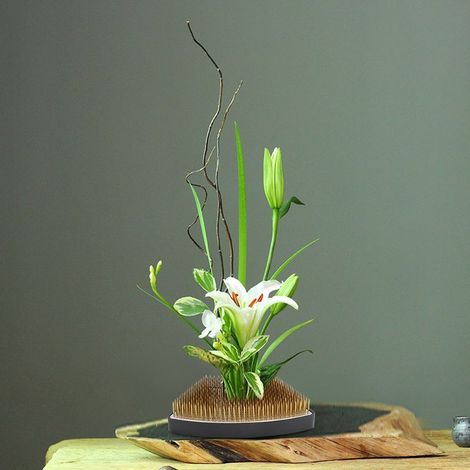 Kenzan schleifenförmiger Blumenständer, Accessoire für Blumenarrangements (L) (1/5)