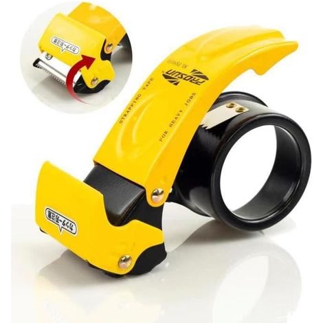 Klebebandabroller – Professioneller Metall-Verpackungsklebebandabroller – Für Rollen bis zu 50 mm Breite (1/4)