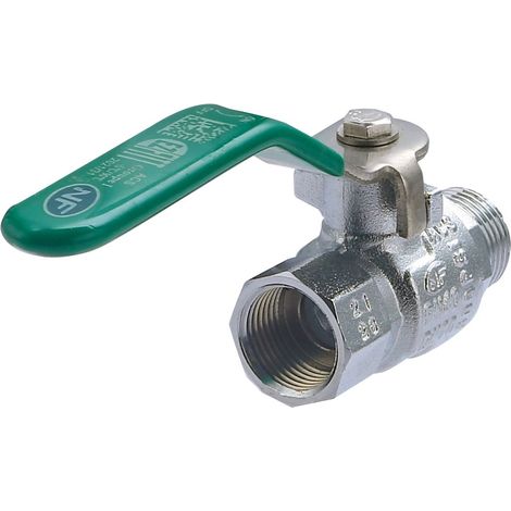 Vanne d'arrêt NF manette longue mâle femelle NOYON & THIEBAULT MF12x17 (3/8) (1/5)