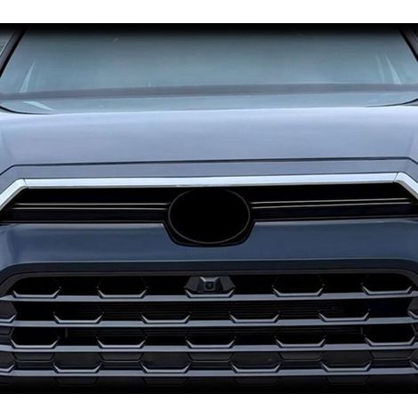 1 paire. Couleur : Noir brillant. Matériau : ABS. Enjoliveur de calandre avant automobile compatible avec Toyota Gra... (1/5)