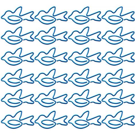 100 Stück Blaue Vogel Büroklammern aus Metall Kreative (1/5)