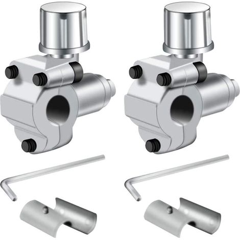 Lot de 2 valves BPV-31 pour réfrigérants - Vannes de perçage pour climatisation - Pour systèmes de refroidissement - Robinets de robinet de réfrigérateur