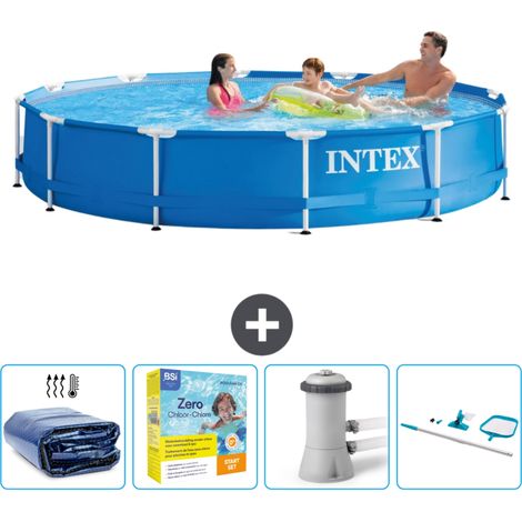 Frame Pool Rund - 366x76 cm - 5-teilig  SCB14 (1/5)