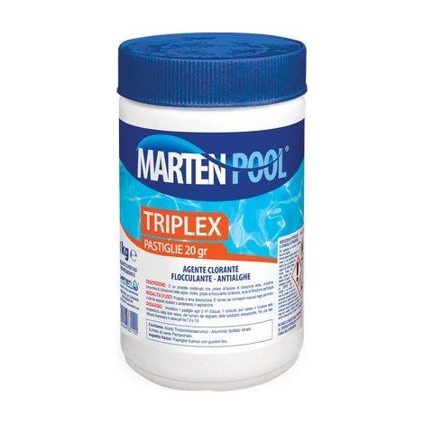 MULTIAZIONE X PISCINA PASTIGLIE MARTEN - KG 1=50XGR 20- 3 pezzi