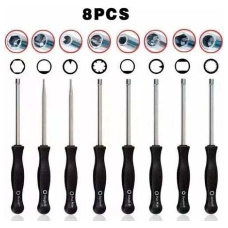 BUNTHAUS PA Kit De Clé De Réglage Carburateur 8 Pièces Pour Débroussailleuse Tronçonneuse (1/4)