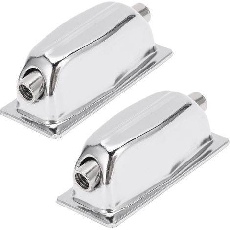 2 Pièces Fût Chrome pour Batterie, Kit d'Oreilles de Caisse Claire, Accessoires d'Entretien pour Instruments de Musique (1/5)