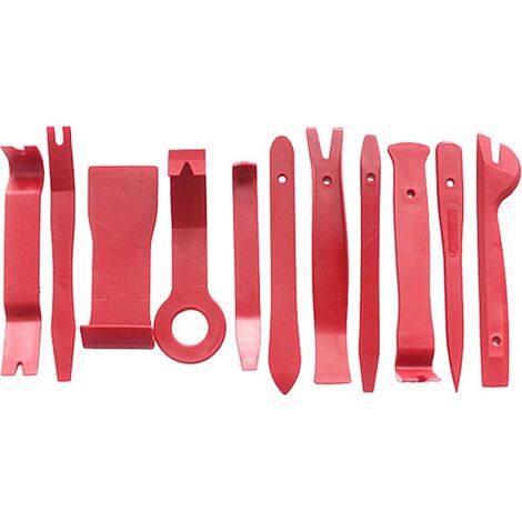 outils de carrosserie, outils de démontage de garnitures, kits d'outils automobiles, kits de réparation automobile rouges (1/3)