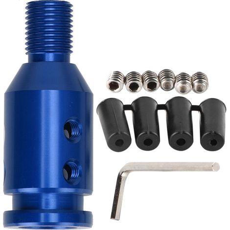 RiToEasysports Adaptateur Universel Shifters 12x1.25 Adaptateur D'ajustement pour le Moniteur de Voiture, Matériau en Aluminium de Différentes Couleurs pour les Amateurs de Voitures (BLUE). (1/5)