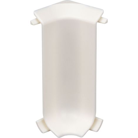 PROVISTON Innenecke für Sockelleiste 12.8 x 60 mm Kunststoff Fußleiste Weiß
