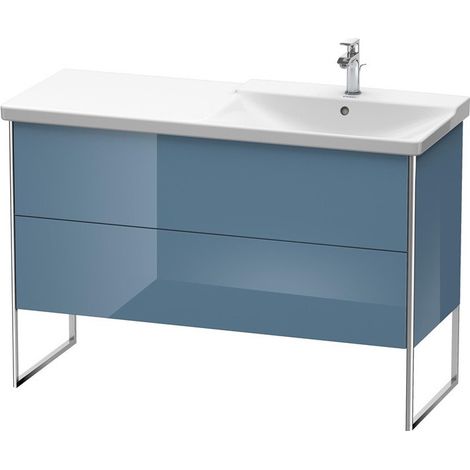 XSQUARE mobile lavabo lavabo dritto 805x1210x473mm blu pietra lucida