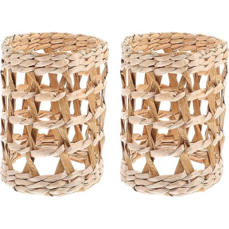 Lot de 2 protège-pailles pour vases et tasses, manchons isolants pour gobelets et vases-9.50X7.50X7.50CM (1/3)