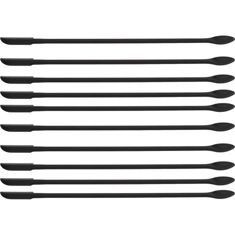 10 Pièces Grattoir en Silicone Souple, Design Courbé Allongé avec Double Tête Intégrée (1/5)