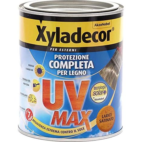 Smalto Legno Esterni Protezione Completa UV Max. Larice (750 Ml). Xyladecor (1/5)