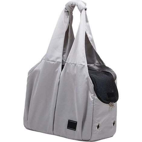 Tragbare, atmungsaktive Haustier- und Katzentransporttasche, Schultertasche, warm für den Winter, Transportmöglichkeit für kleine Hunde und Katzen, hautfreundlich, komfortable Belüftung, leichtes Desi