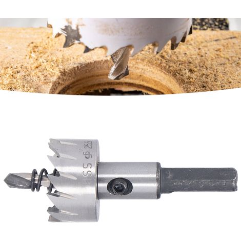Hochgeschwindigkeitsstahl-Holzbearbeitungswerkzeug zum Aufbohren von Löchern, Metallreibahle, Bohrer für 25,5 mm dicke Eisenplatten. (1/5)