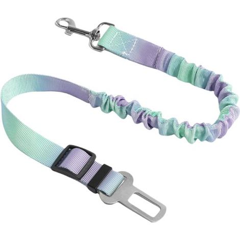 Autosicherheitsgurt für Hunde Automatischer, verstellbarer, teleskopierbarer Nylon Autosicherheitsgurt für Pkw und Lkw, mit Stoßdämpfung (1/5)