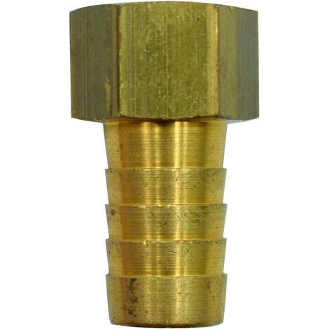 Portagomma per metano 3/8” f e-u ottone Ø14 mm per tubi gas ferrari welcome 050192