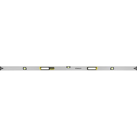 Stanley – Niveau à bulle 200 cm – Précision 0,5 mm/m – Corps en aluminium – Poignées ergonomiques pour usage à une main