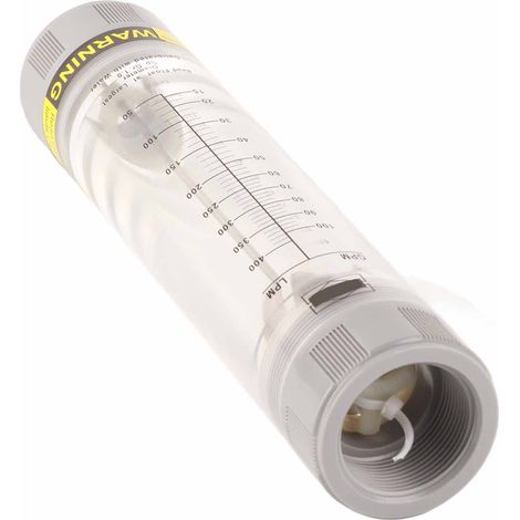 Débitmètre à liquide en plexiglas acrylique de type tube LZM-40G, filetage interne G1-1/2" ou BSP, 10-100 GPM (1/5)